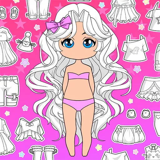 Play Chibi Doll Coloring & Dress Up