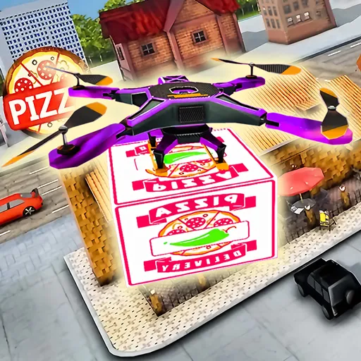 Play Drone Pizza Delivery Simulator 