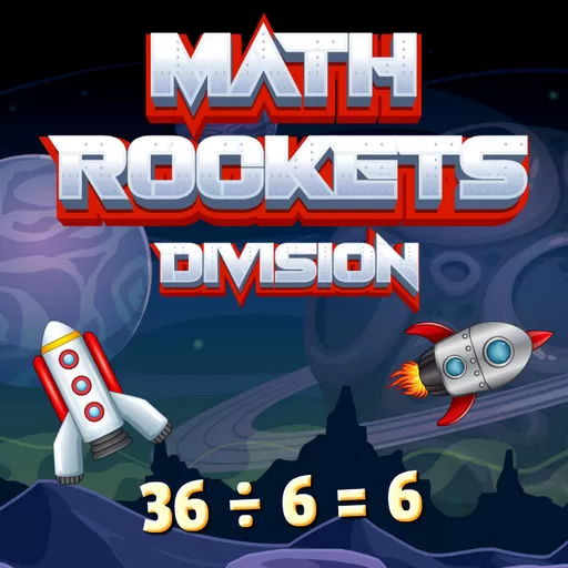 Play Math Rockets Division