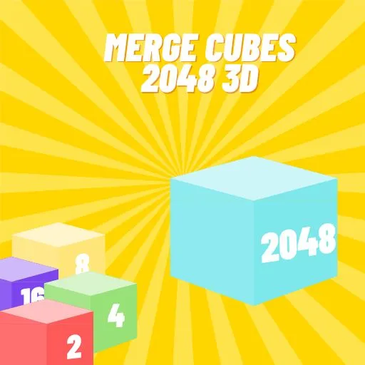 Play Merge cubes 2048 3D