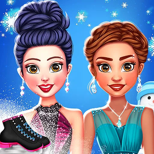 Play Princess Winter Ice Skating Outfits