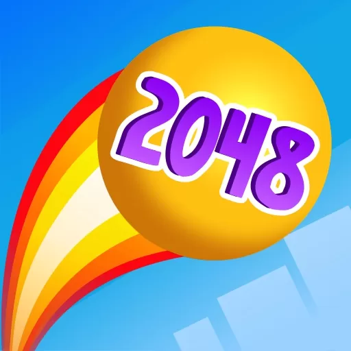 Play Rainbow Balls 2048