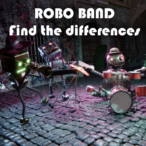 Play Robot Band - Find the Differences