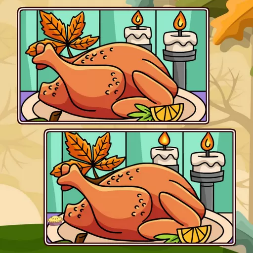 Play Thanksgiving Spot The Differences