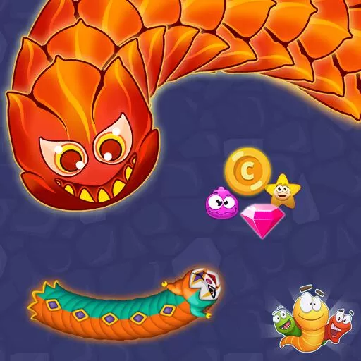 Play Worm Hunt - Snake iO zone